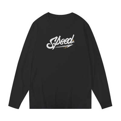 速系薄款宽松秋季长袖t恤大码