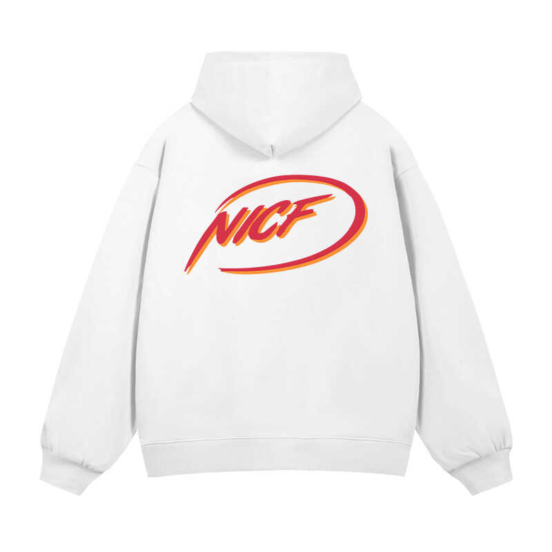 宽松美式套头休闲连帽运动卫衣