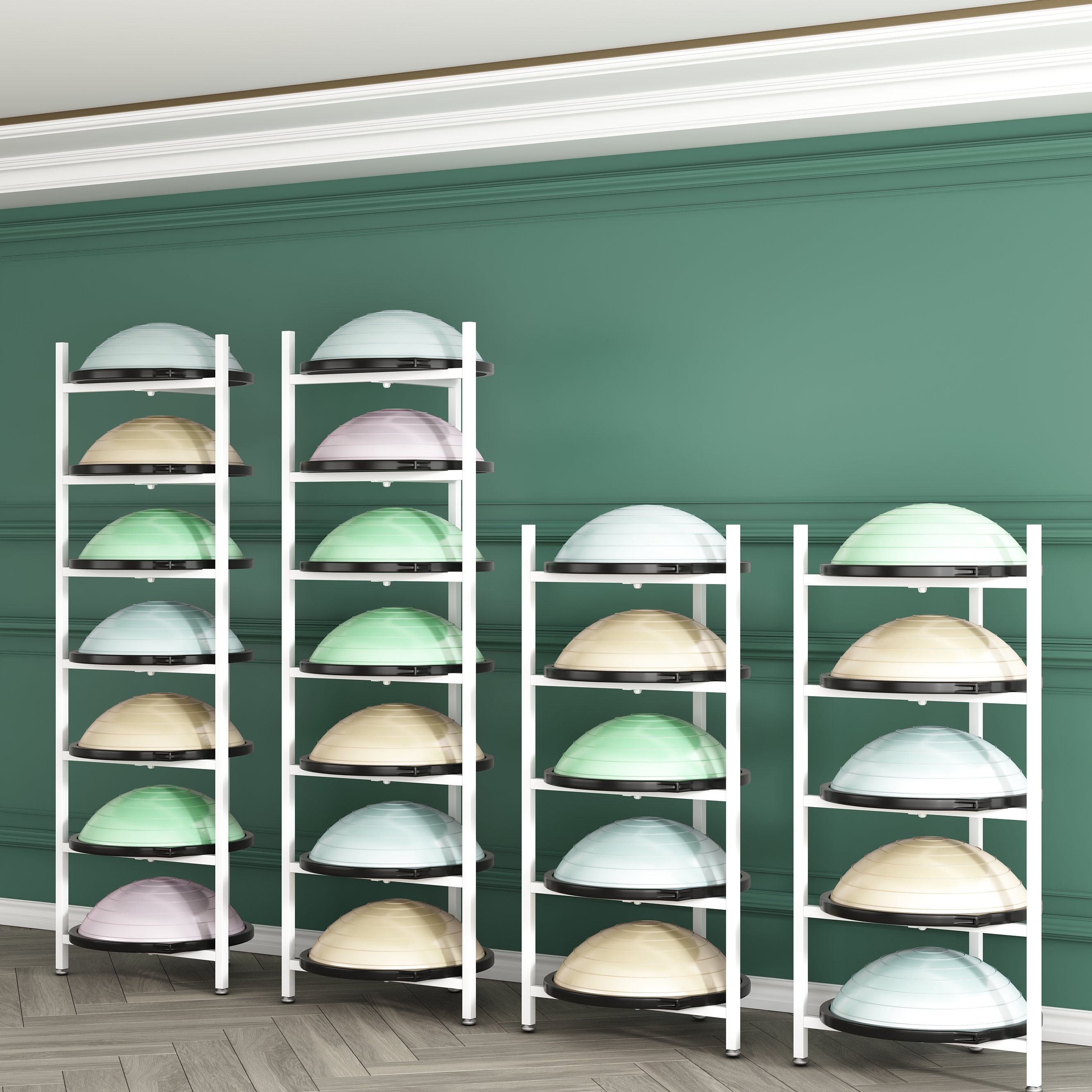 鐵先生平衡球展示架多層置物架