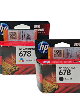 原装 惠普HP678墨盒 CZ107A 4648 2648 3515 1018 1518 2548 墨水
