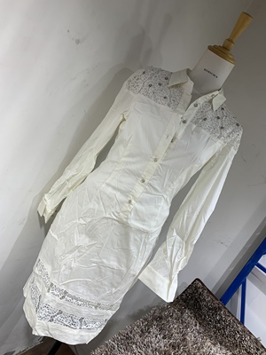 法式复古温柔风收腰显瘦长袖连衣裙早秋新款圆领百褶裙伊华欧秀