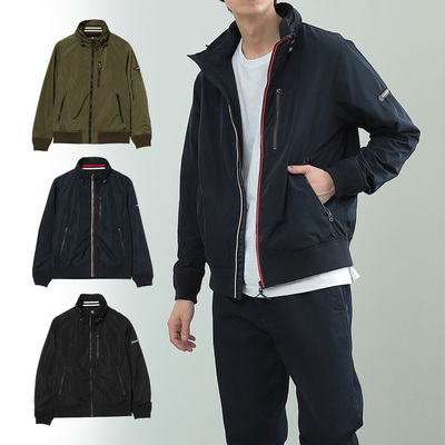 出口日本男春秋MA-1连帽夹克外套