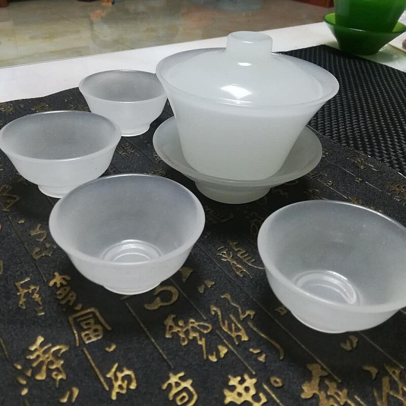 凝脂功夫茶具品茗主人杯白玉瓷