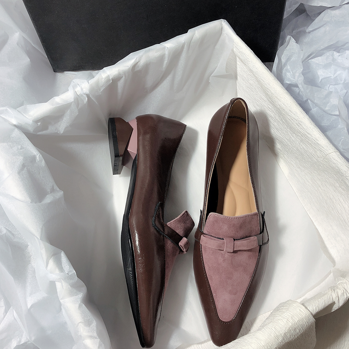 森屿海巷英伦风小皮鞋法