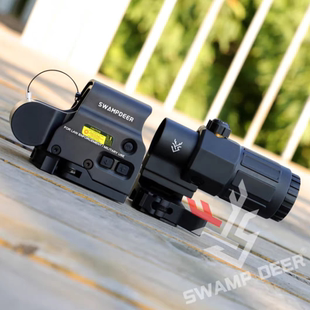 沼泽鹿金属全息红点558G33侧翻模型20MM快拆固定3倍放大模型弹弓