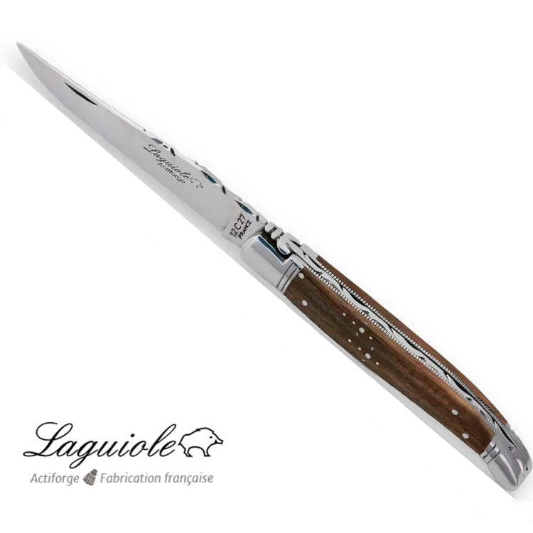 laguiole拉吉奥乐黄檀木折叠刀