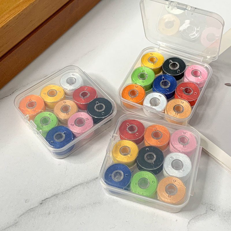 9色常用套装0.2mm极细棉线流苏线