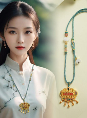 秋冬新中式轻奢百搭项链