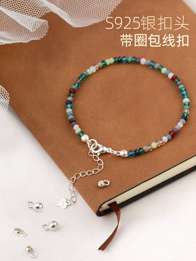 초승달 버클  문 C 가방 버클 페르시 쥬얼리 포지셔닝 비즈 U 자형 엔딩 클립 플랫 목걸이 액세서리 DIY 재료