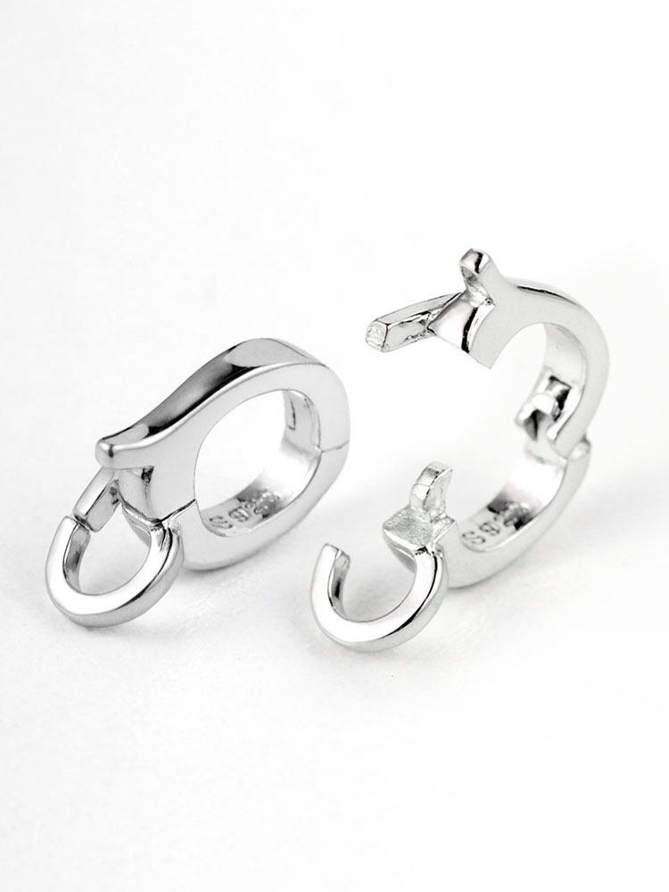 S  DIY 팔찌 떨어지는 연결 버클 진주 구슬 펜던트 버클 헤드 펜던트 버튼 오픈 링 버클