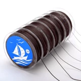 Коричневое плетеное кофейное ожерелье, ремешок, браслет ручной работы, DIY