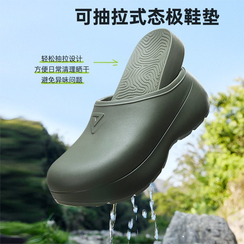 匹克态极手术室洞洞鞋男夏季医护专用厚底包头凉拖透气外穿拖鞋