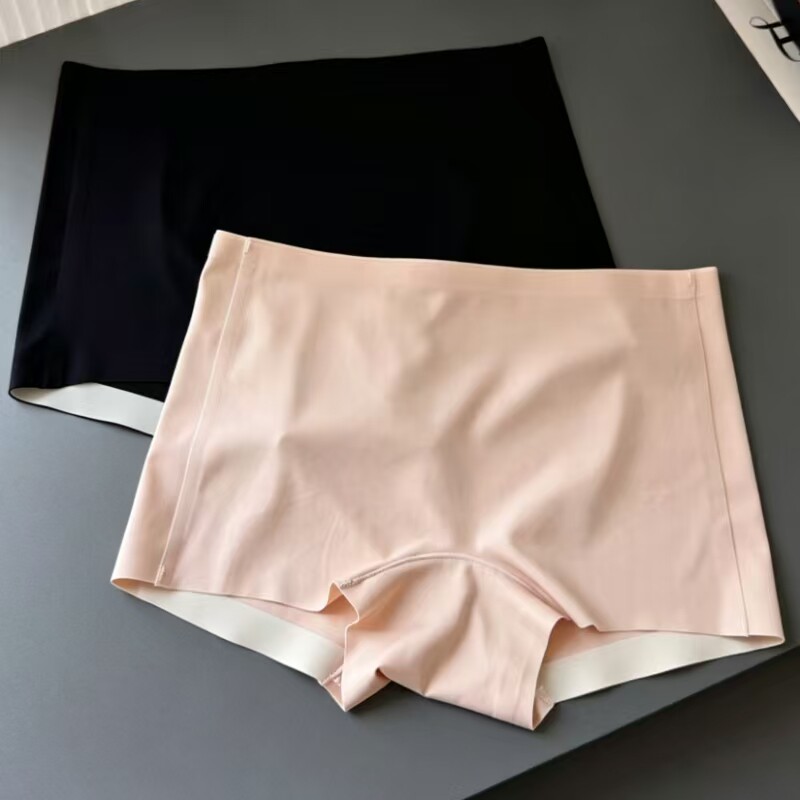 二合一安全裤女士防走光新款无痕提臀平角内裤打底裤三分短裤两条