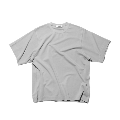 ulsumtee珠地短袖浅灰