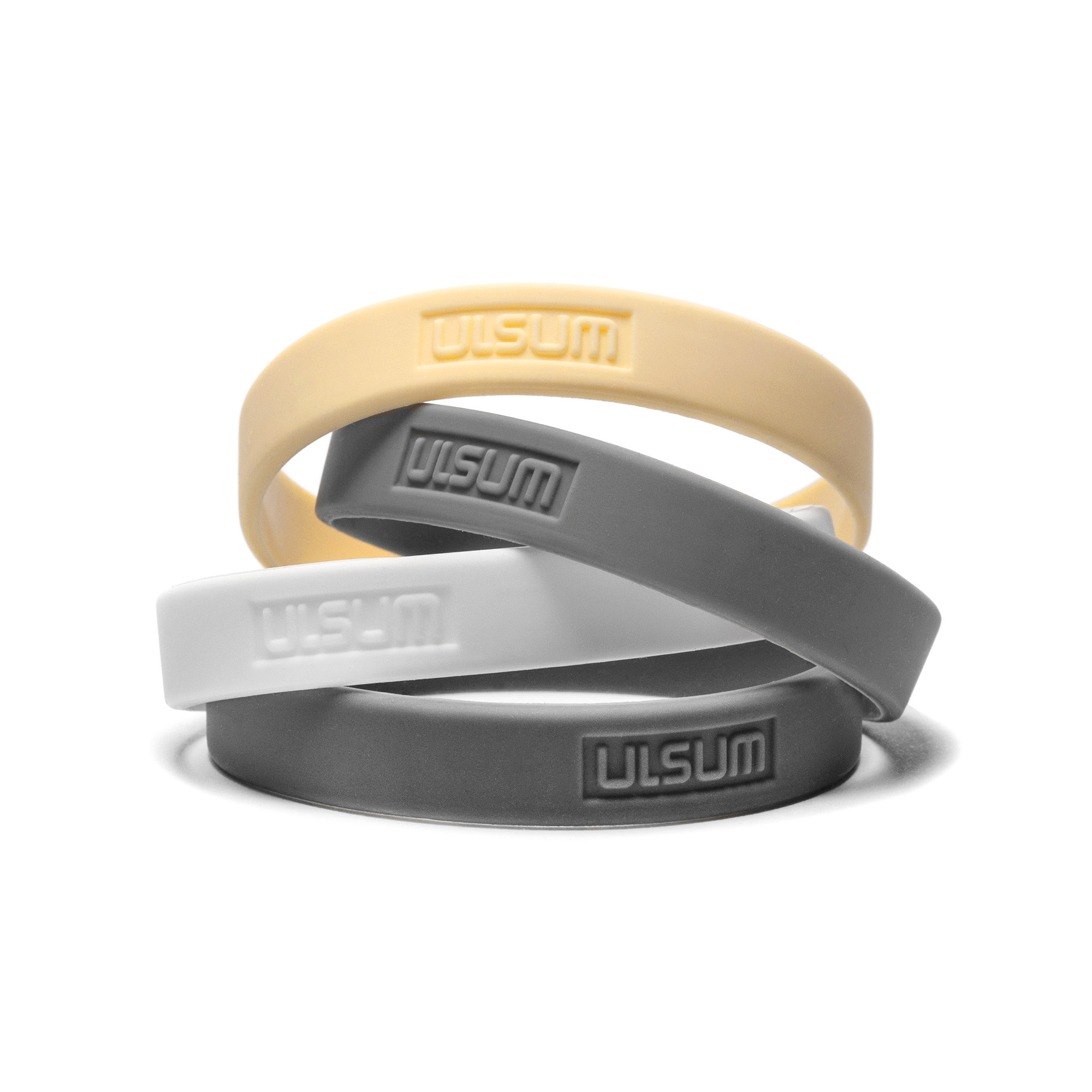 ulsum 橡胶手环「box logo」