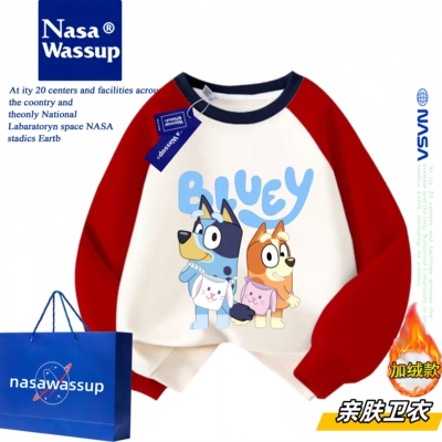 WASSUP联名小狗布鲁伊秋冬卫衣