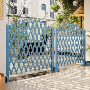 阳台宠物隔断折叠围栏防猫咪栏杆养狗狗神器防腐木可移动伸缩栅栏