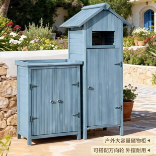 入户门外走廊楼过道渔具农具杂物大件物品置物收纳柜子家用大容量