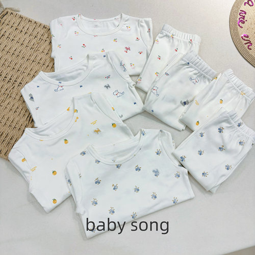 秋冬软糯云朵棉童家居服套装