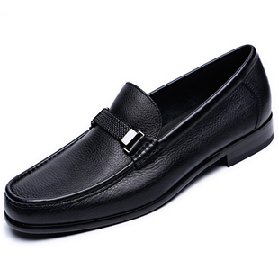 KZT一脚蹬套脚真皮舒适爸爸鞋 商务皮鞋 PB200738 时尚 帕达索738男士