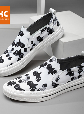 帕达索夏季透气帆布鞋男板鞋2022新款百搭冰丝布低帮布鞋PB220620