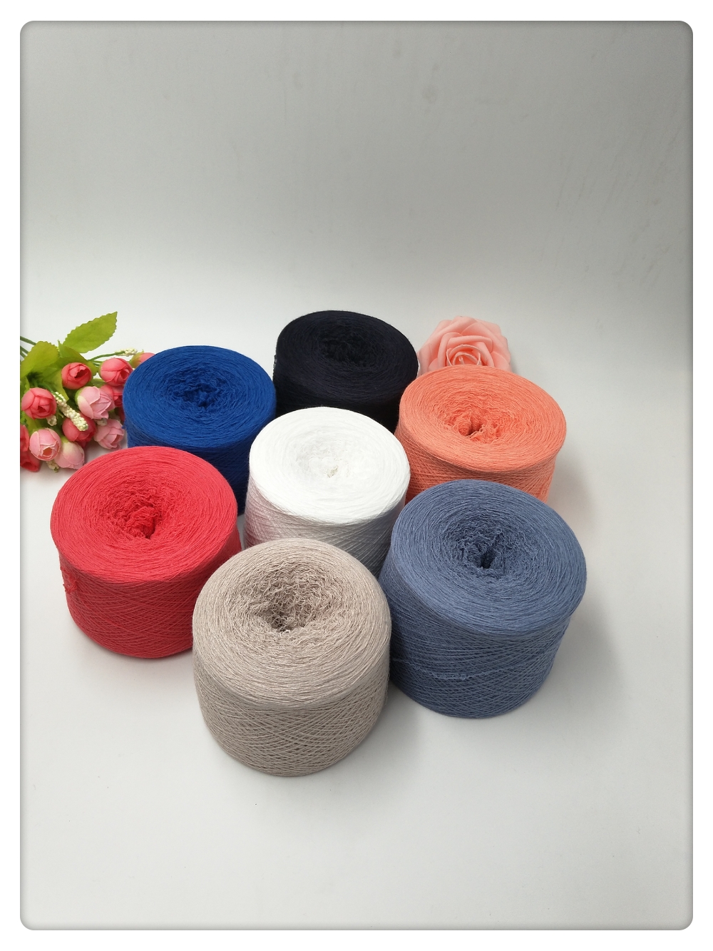 迷恋袜子线全棉弹力氨纶32支双股