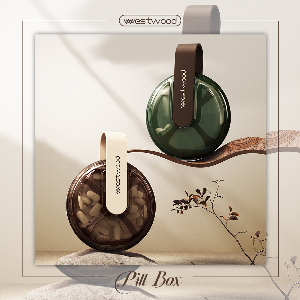 三本木高端迷你药盒7天分装收纳