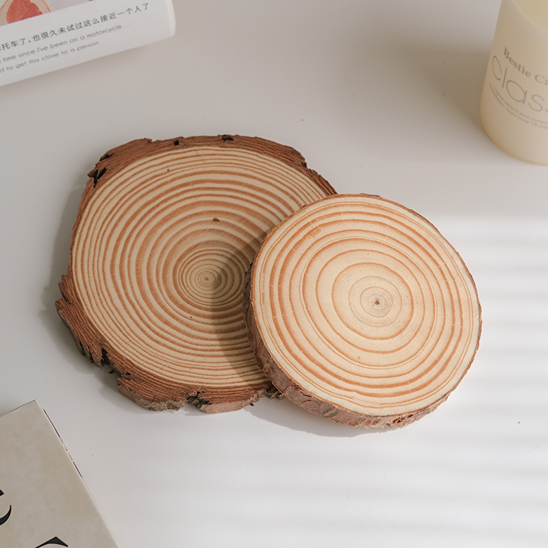 环境布置绘画装饰摆件松木片