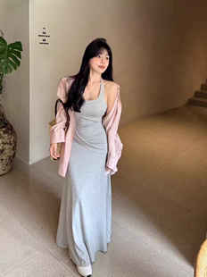 MH家 宽松百搭防晒长袖 衬衫 女设计感小众衬衣系带上衣 2026韩版