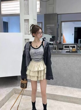 MH家 2025秋季新款韩版时尚百搭显瘦宽松黑灰色牛仔连帽短外套