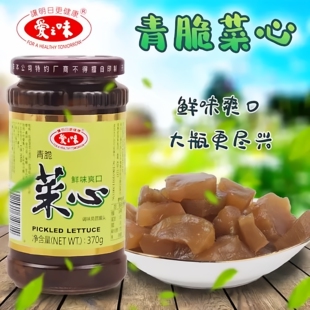 台湾风味爱之味清脆菜心370g下饭菜腌制莴苣早餐小菜炒菜调味