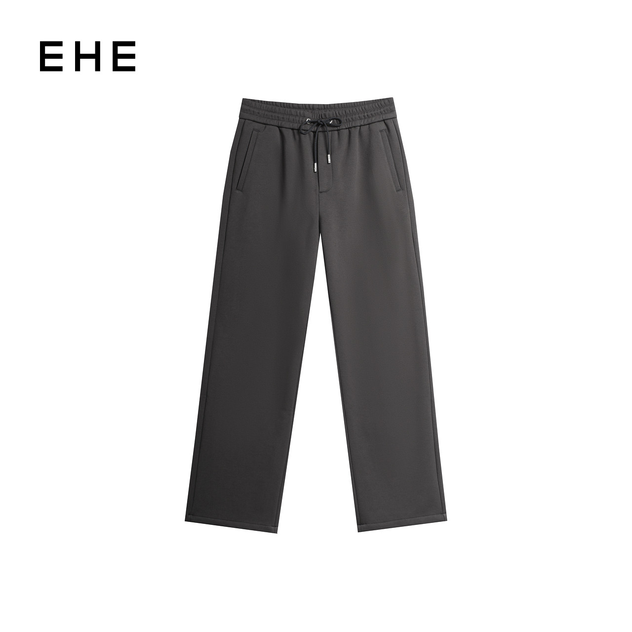 EHE男装保暖厚绒复合针织松弛直筒休闲轻盈弹力裤男2025秋季新款,男装,休闲裤,淘宝优惠券,粉丝福利购,淘宝优惠卷