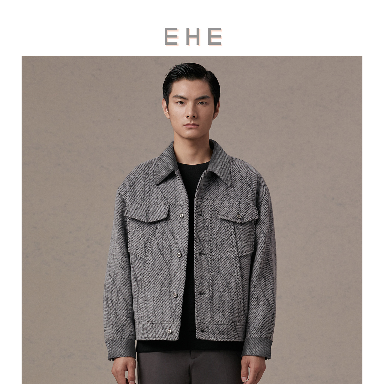 EHE保暖挺阔休闲夹克外套男