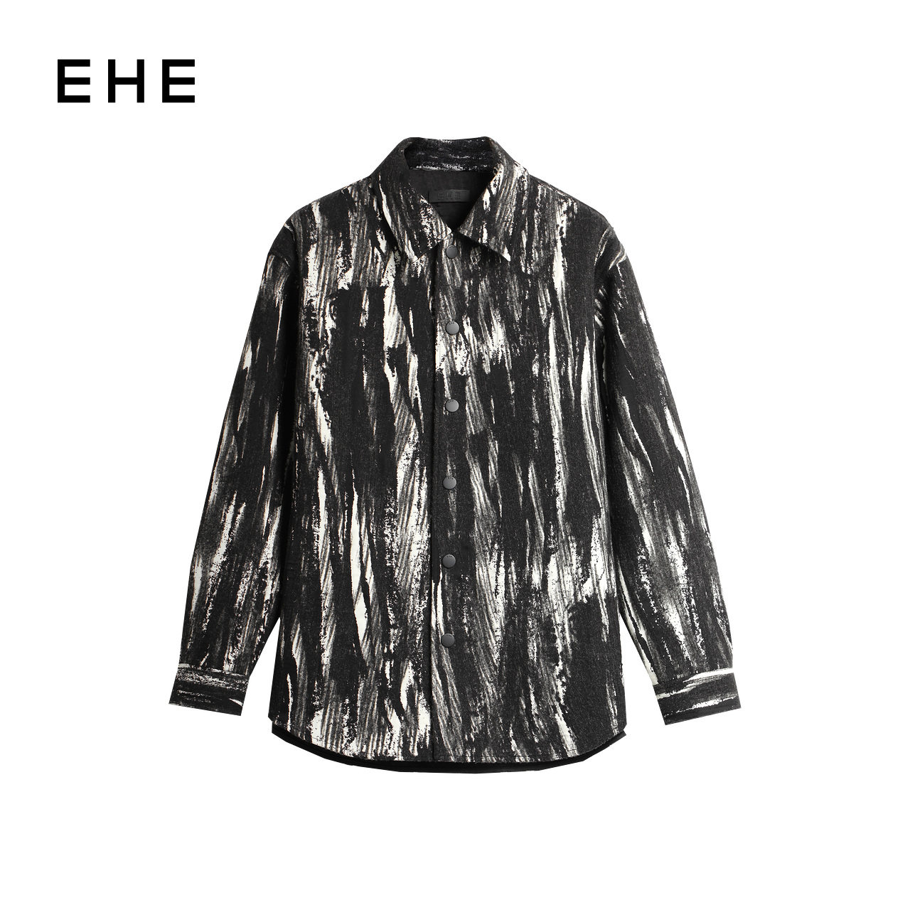 EHE男装呢料美式复古色织提花文艺经典衬衫式外套男2025秋季新款,男装,夹克,淘宝优惠券,粉丝福利购,淘宝优惠卷