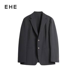 新款 外套男春季 商务休闲百搭通勤透气舒适随性西装 EHE男装