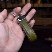 驯鹿手作制作真皮汽车钥匙扣个性 头层牛皮锁匙扣家用饰品挂件男士