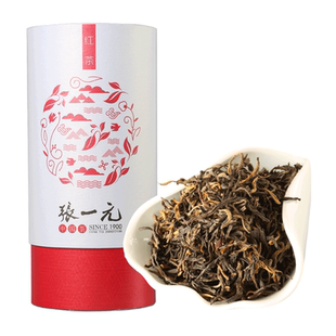 张一元红茶茶叶茶语系列特级滇红红茶100g罐装
