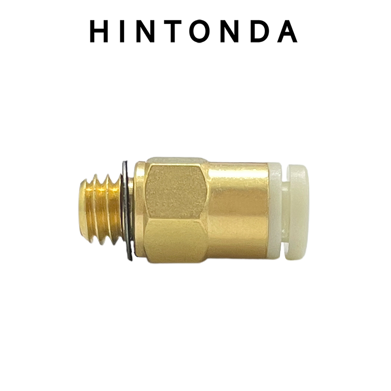 HINTONDA 快接头气动接头4mm耗材 3D打印机配件KJH04-M6直通快插 基础建材 接头 原图主图