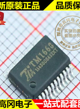 TM1668 SSOP24 TM 天微 带键盘扫描接口 10×2 bit 的LED驱动IC