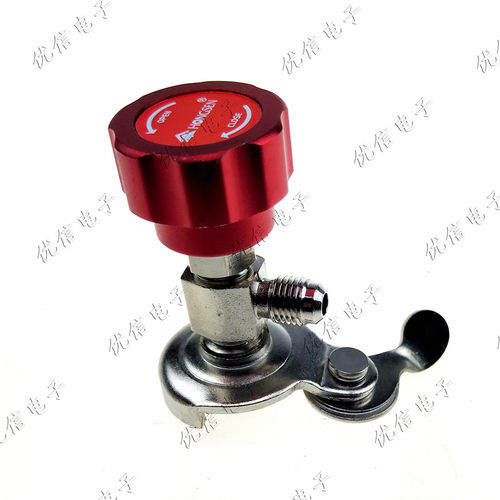鸿森HS-340A通用开瓶器新款纯铜 R600/R22/R134A通用型雪种开启阀
