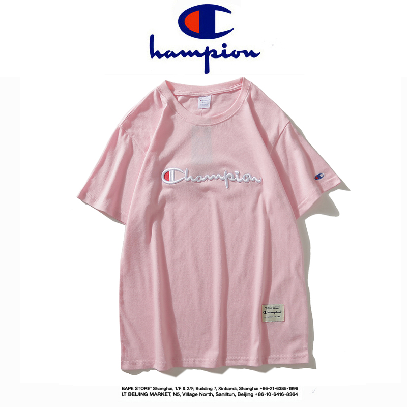 ÈÕ°æchampion¹Ú¾üÄÐÅ®Çé¿î¶ÌÐäTÐôÏľµäBOX LOGO´ÌÐå¼òÔ¼°×É«