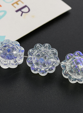 极光色向日葵水晶手工饰品挂件