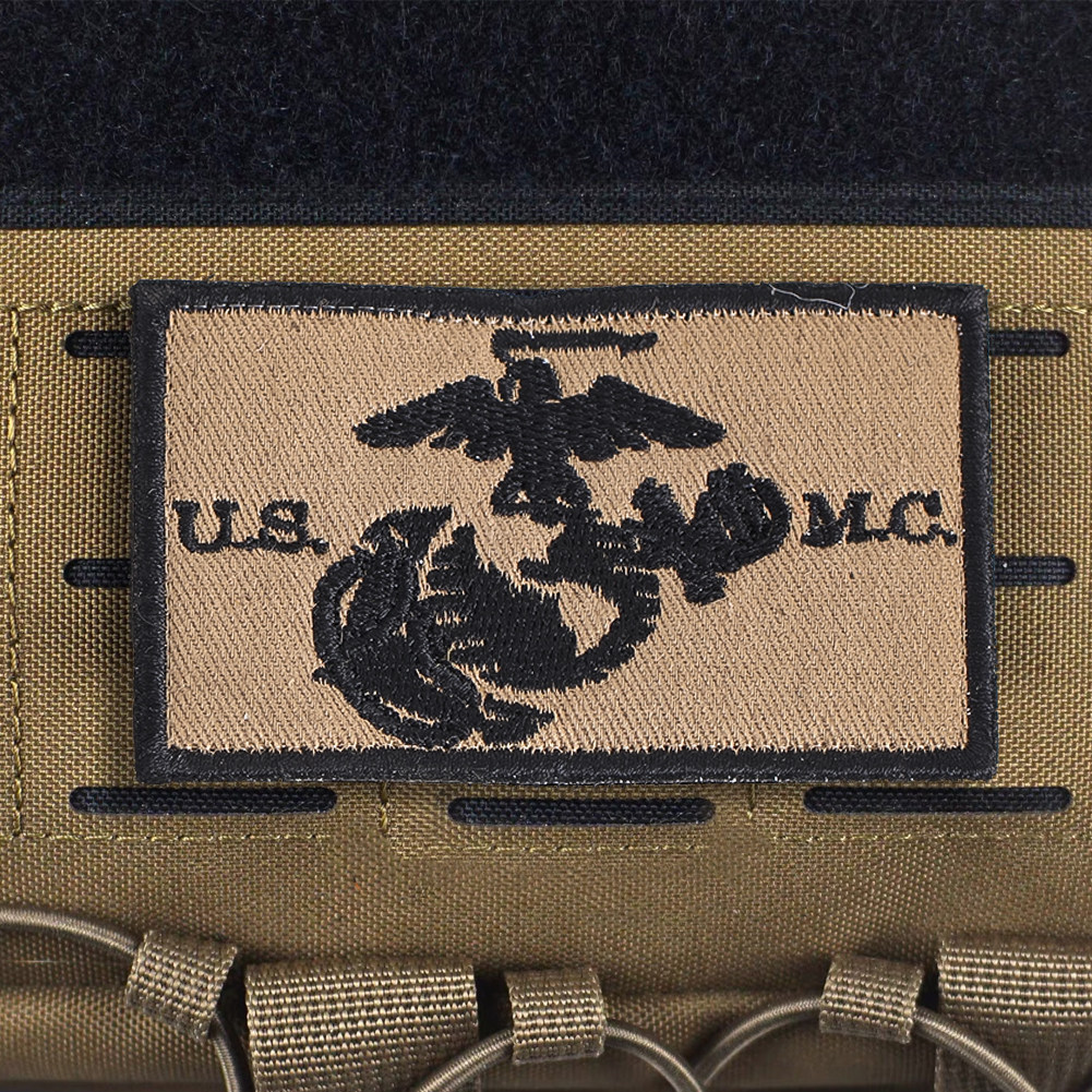 USMC海豹陆战刺绣魔术贴徽章美远洋队士气章衣服背包户外装饰臂章