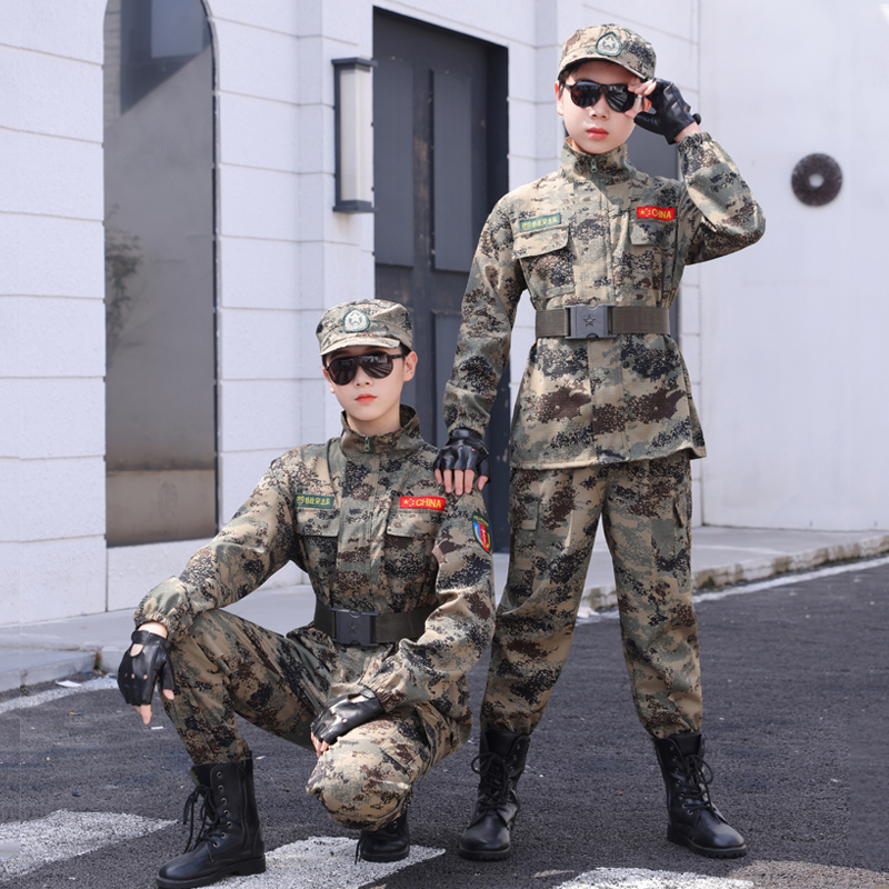 儿童迷彩服套学生装特种兵演出服