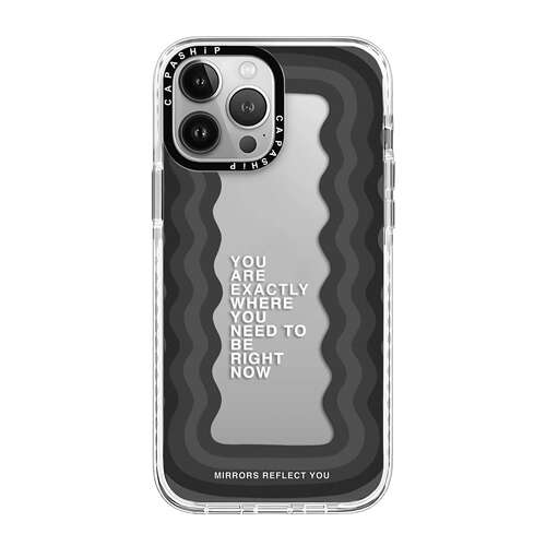 C家适用苹果15iPhone14plus16亚克力13promax18Magsafe磁吸励志语录波浪纹17手机壳12防摔11新款高级保护套ti
