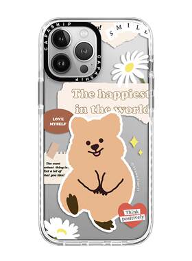 CASE适用苹果15iPhone14plus16亚克力13promaxMagsafe磁吸柿子椒熊创意可爱17手机壳12防摔11高级保护套ti
