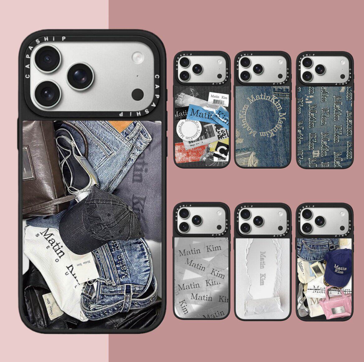 C家适用苹果15iPhone14plus16镜面13promax17磁吸Magsafe个性MK牛仔xr手机壳12防摔11新款xs高级感保护套