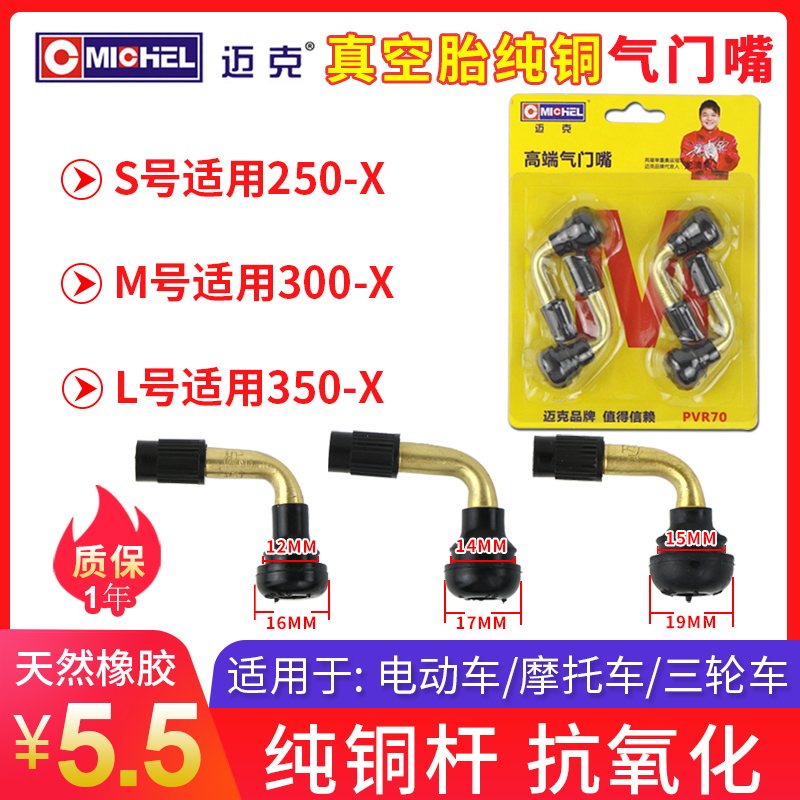 迈克电动车气门嘴300-10摩