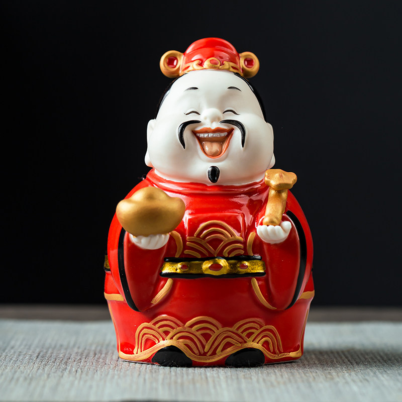 精品财神爷汽车摆件高档男女士车摆件