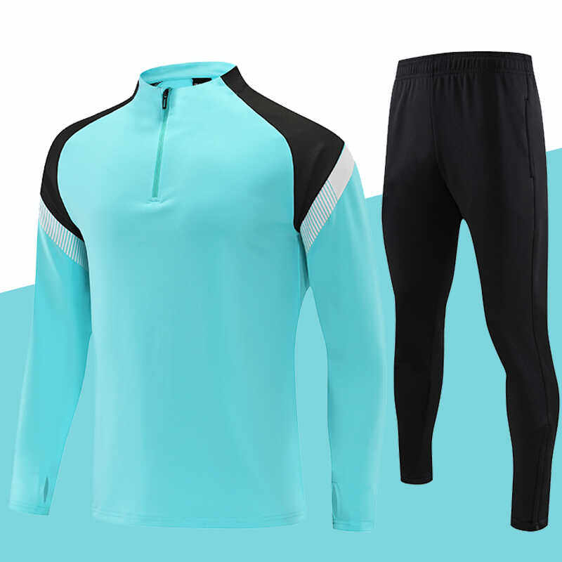 春秋款运动套装足球训练服长袖套装男跑步速干衣儿童比赛出场队服